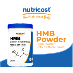 HMB 1000mg x250 servidas + Calcio de Nutricost