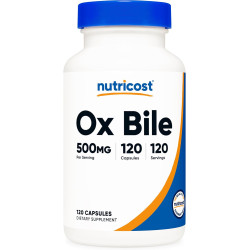 Ox Bile 500mg x120 caps de...