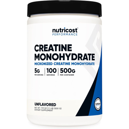 Creatina x500 gr. Micronizada Monohidratada (100 serv.)