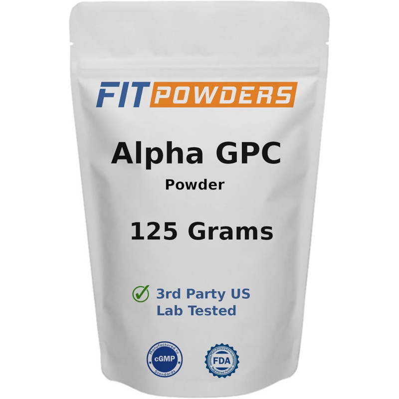 Alpha GPC en Polvo 600mg x125 gramos (208 servicios)