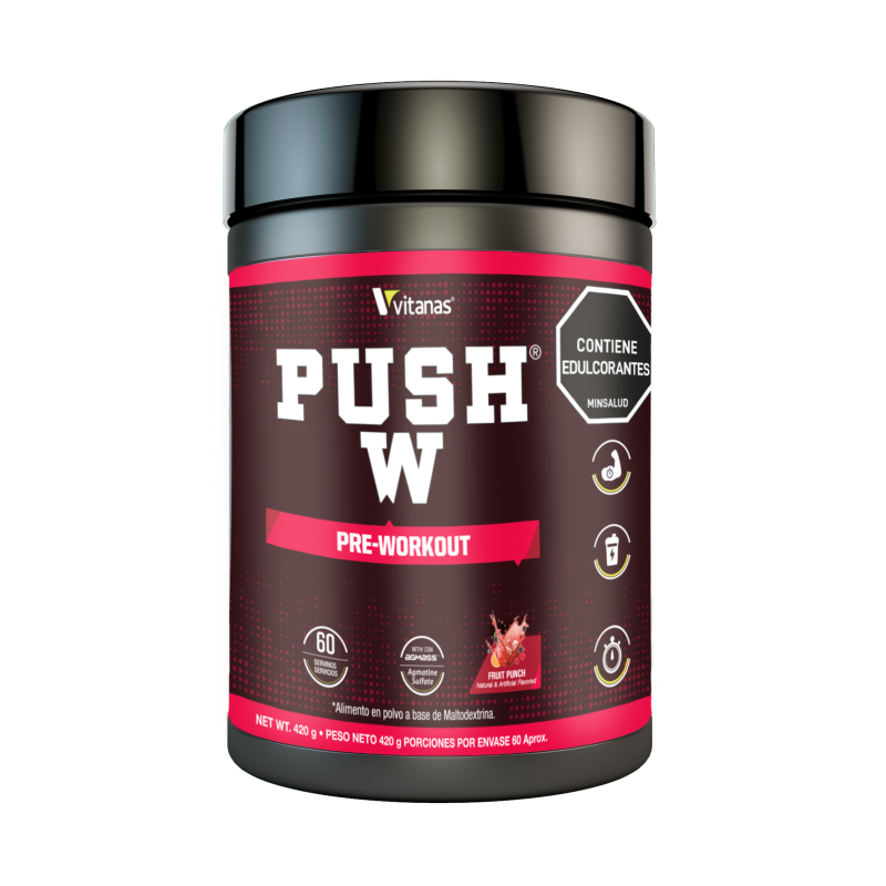 Push W Pre-Entreno x60 servidas, Pre-WorkOut