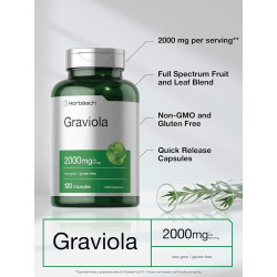 Graviola 2000mg x120caps. Horbäach