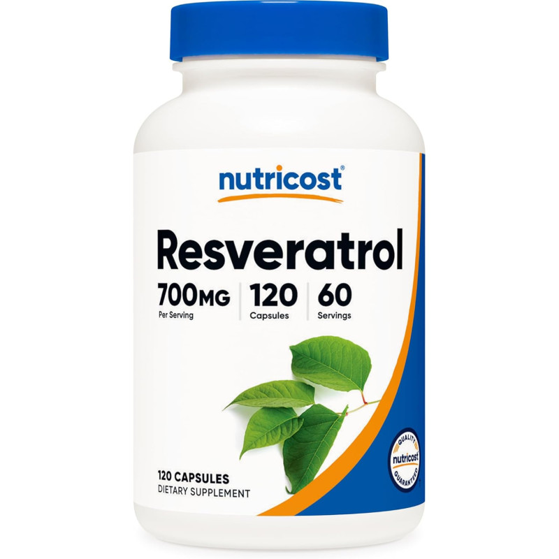Resveratrol 700mg x120 caps. de Nutricost