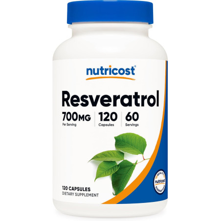 Resveratrol 700mg x120 caps. de Nutricost