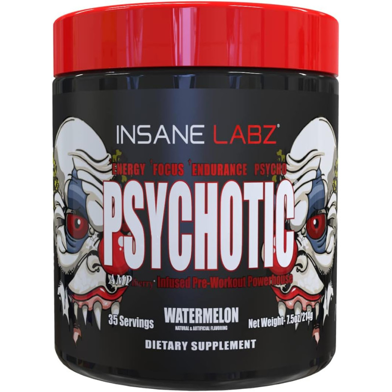 Psychotic Rojo x35 servidas Pre-Entreno (Insane Labz)
