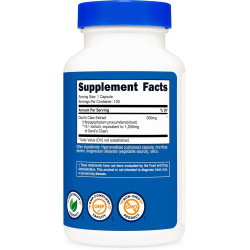 Harpagofito Devil's Claw 1200mg Nutricost