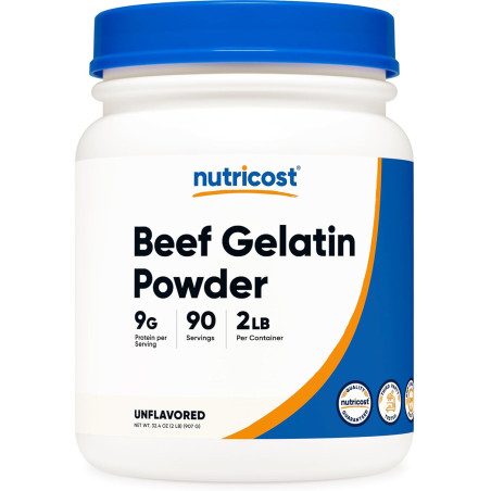 Gelatina de Res en polvo x2 libras - Beef Gelatin Powder