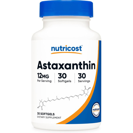 Astaxantina 12 mg x30 softgels de Nutricost