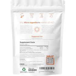 Vitamina K2 100mcg + Vitamina D3 125 mcg (5000IU) x300 softgels