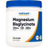 Magnesio BisGlicinato de 210mg de Nutricost x250 gramos (bisglicinato)