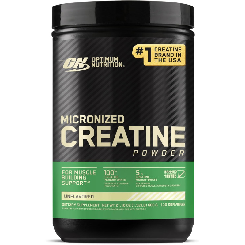 Creatina Micronizada Monohidratada x600grs. ON (120 servidas)