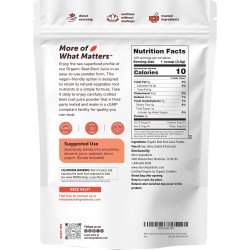 Polvo de Jugo de Remolacha Orgánica 1 Libra Micro Ingredients I Vegano