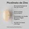 Zinc Picolinato 30mg x180 softgels con aceite de Coco