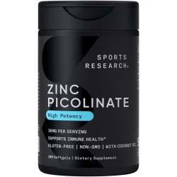 Zinc Picolinato 30mg x180...