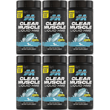 (6 unidades) Clear Muscle x42 softgelsde Muscletech