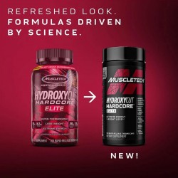 (6 unidades) Hydroxycut Hardcore Elite x100 cápsulas, cápsula roja