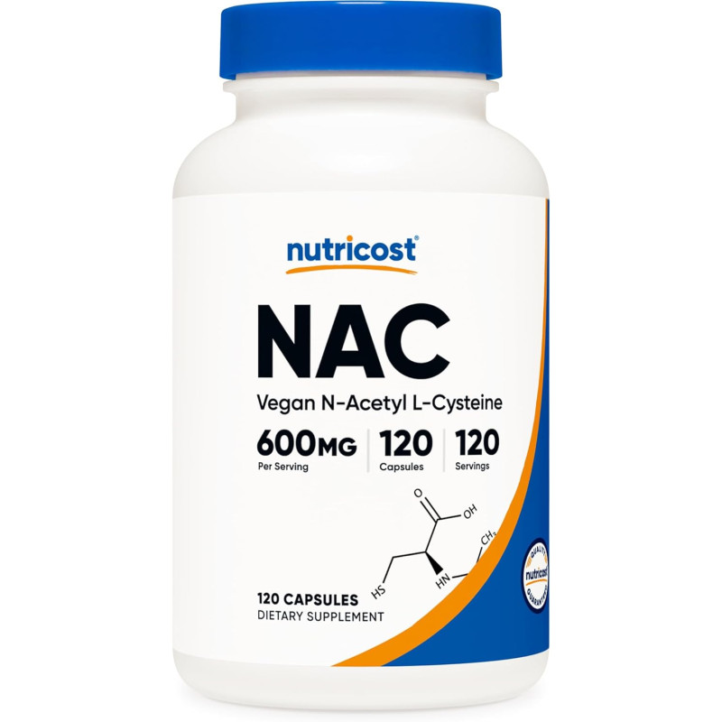 NAC (N-Acetil L-Cisteína) 600 Mg x120 capsulas