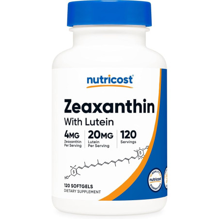 Zeaxantina 4mg con Luteina 20mg X120 softgels