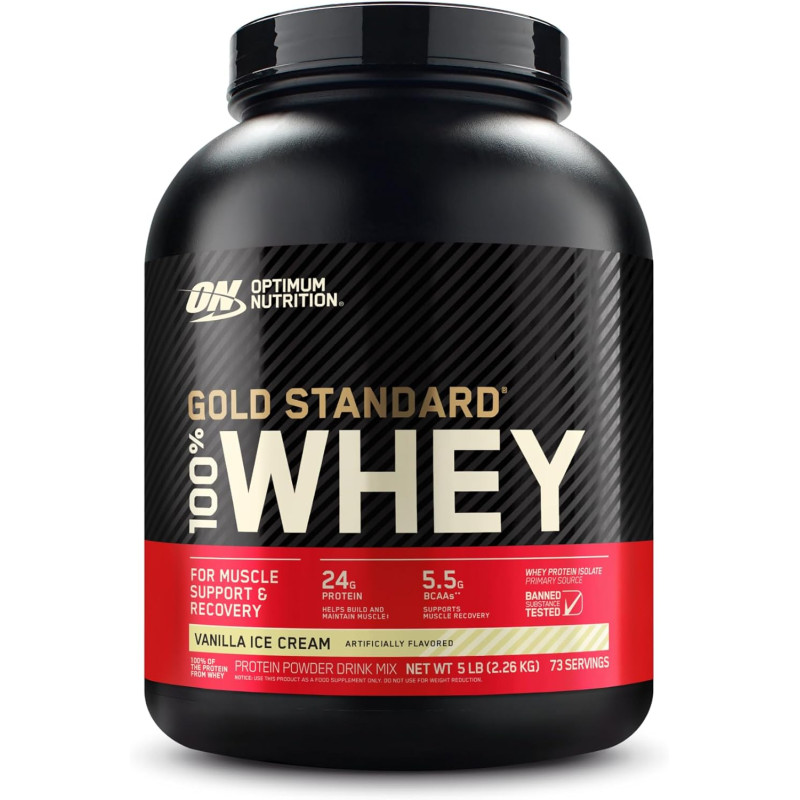 100% Whey Gold Standard x5 libras
